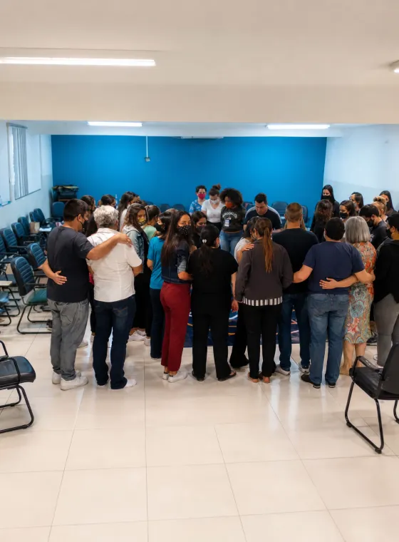 Sala cheia numa turma presencial